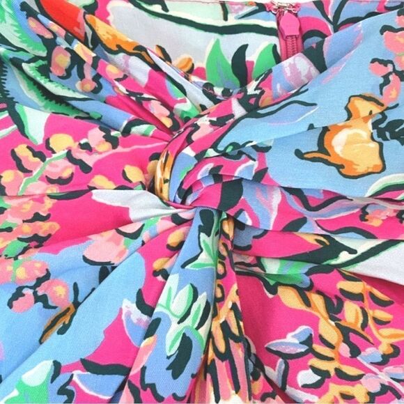 J. McLaughlin Blakely Floral Pencil Skirt in Rose Freshfield, Size 8 - Picture 8 of 15